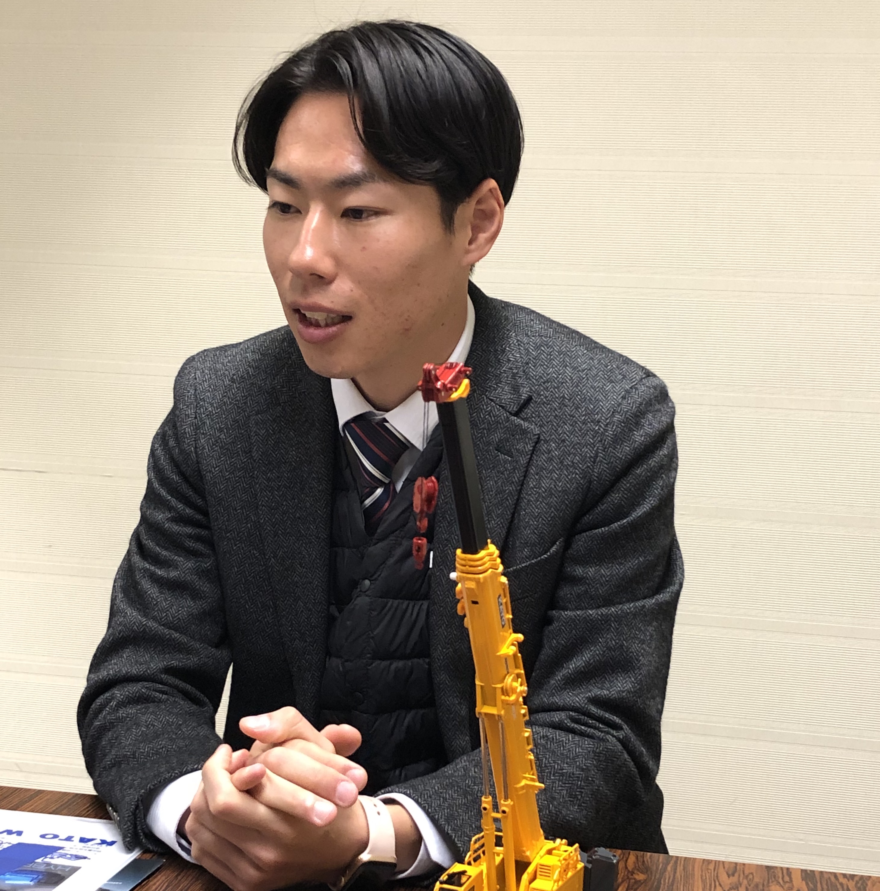 【加藤様】専用 建設機械メーカー】加藤製作所の営業マン2名にインタビューしました